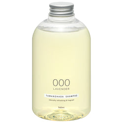 TAMANOHADA 本品为具有香气的无硅油芳香洗发水。在薰衣草精油中融入了迷迭香油。散发出花香型的优雅香气。