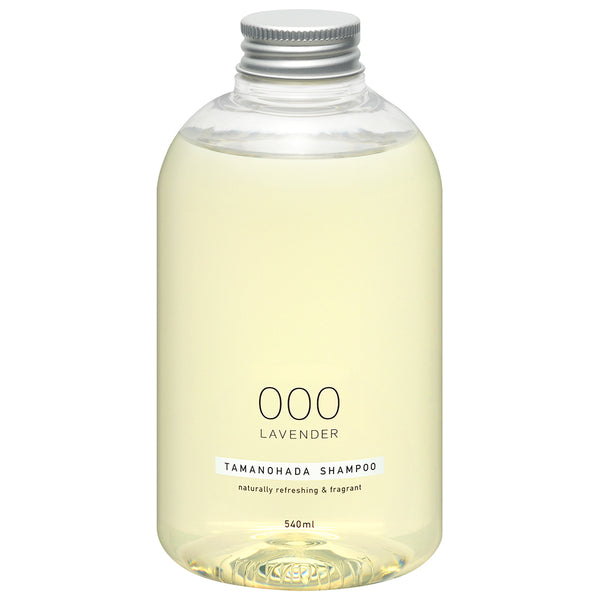 TAMANOHADA 本品为具有香气的无硅油芳香洗发水。在薰衣草精油中融入了迷迭香油。散发出花香型的优雅香气。